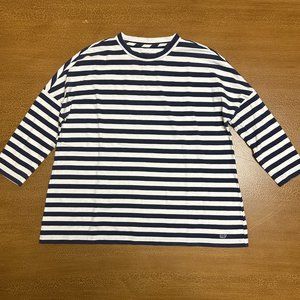 Vineyard Vines Lounge Shirt - Blue & White Stripe - Size XS